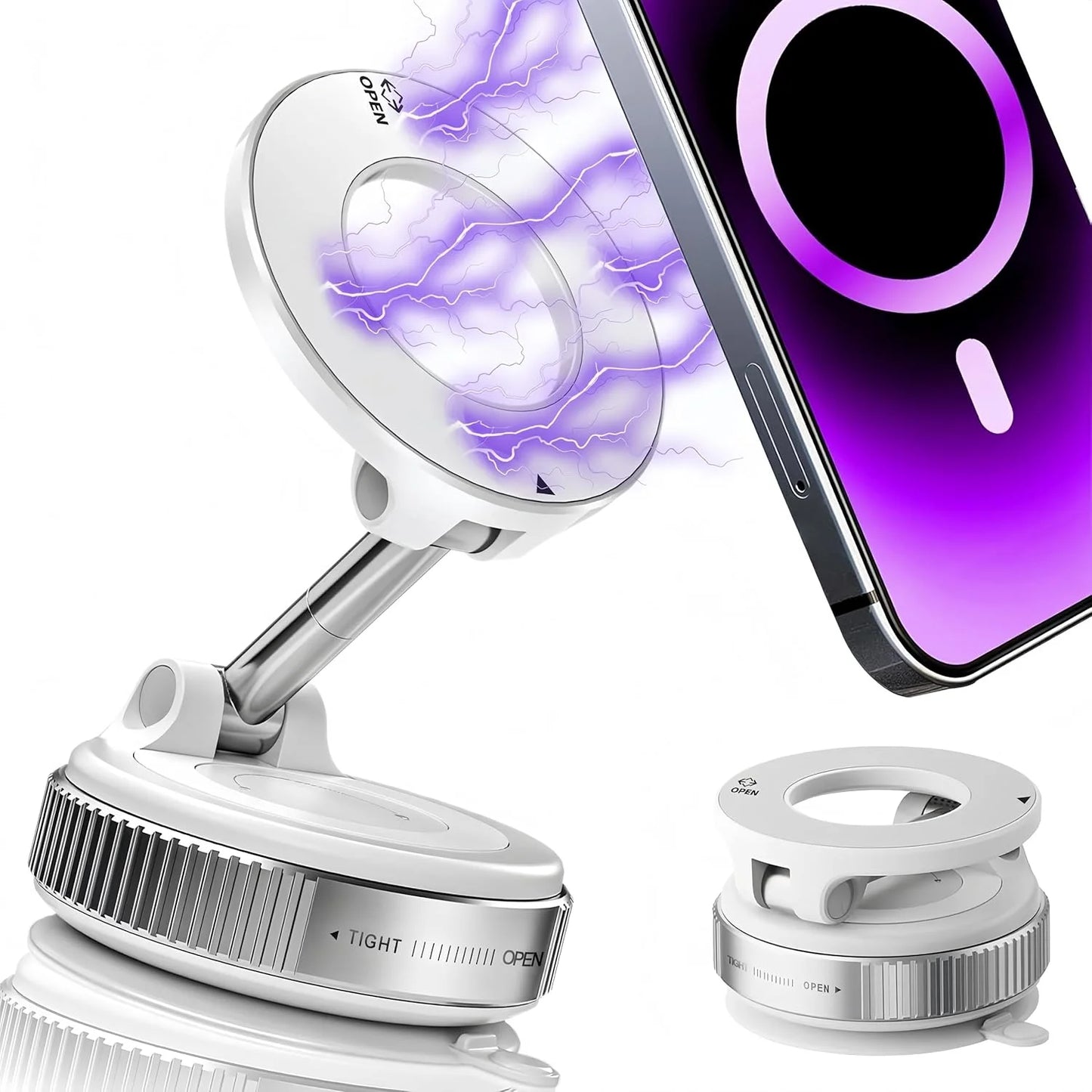 360° Rotating Magnetic Car/Multi-Use Phone Holder