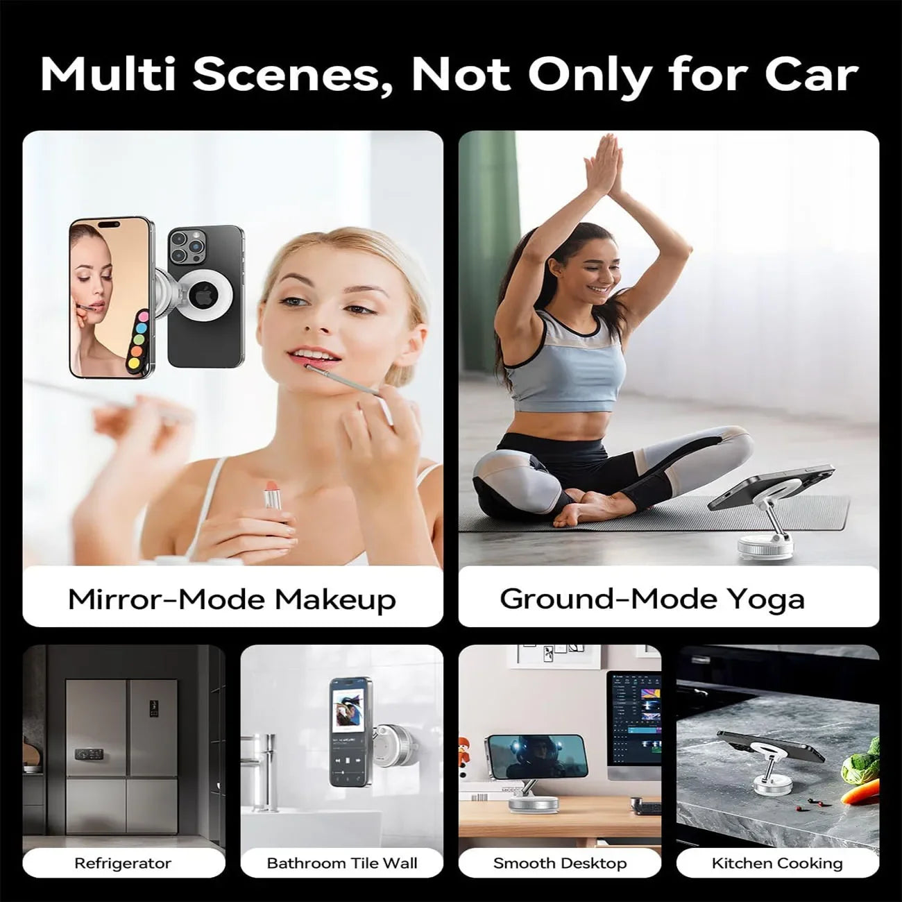 360° Rotating Magnetic Car/Multi-Use Phone Holder