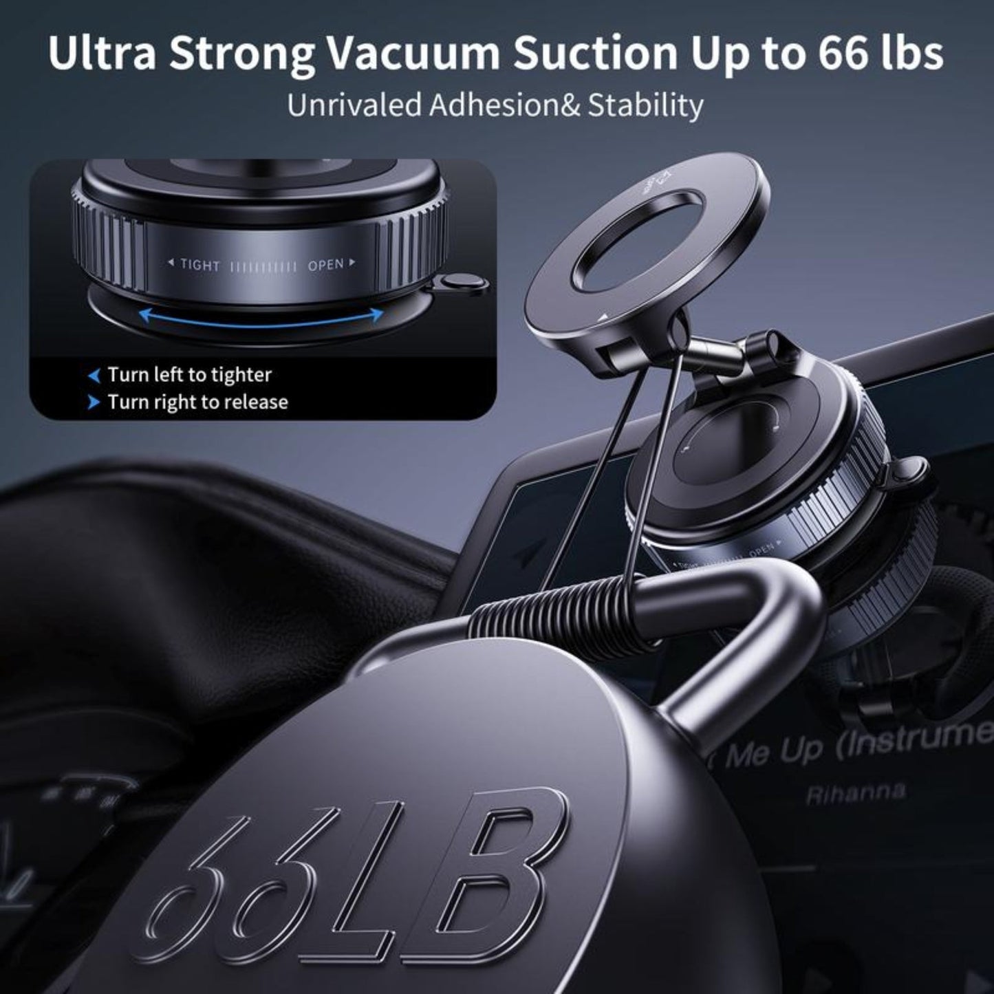 360° Rotating Magnetic Car Phone Holder