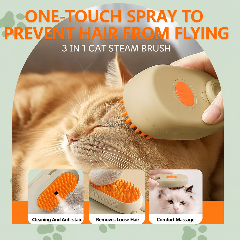 Fur-Free Steam Groomer For Your Adorable Cats and Dogs