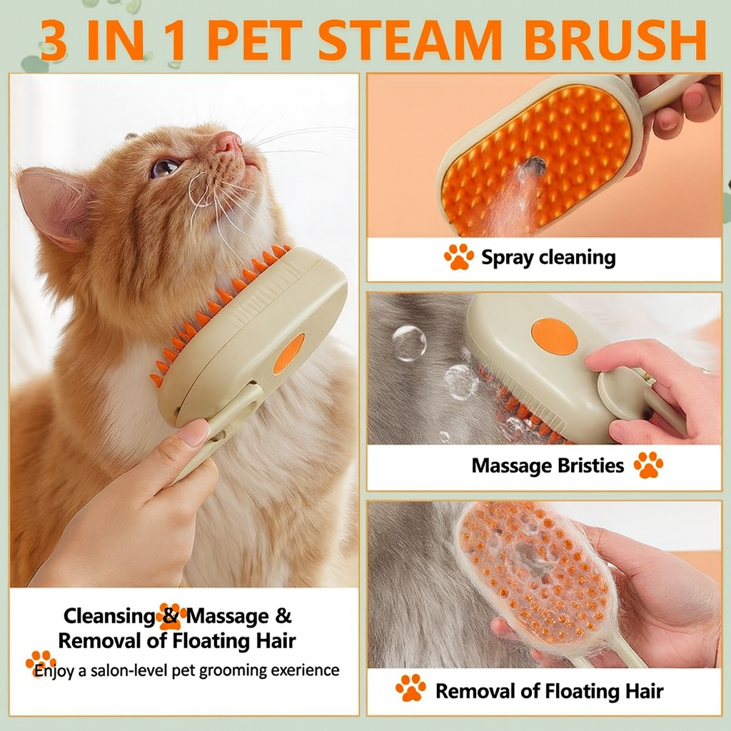 Fur-Free Steam Groomer For Your Adorable Cats and Dogs