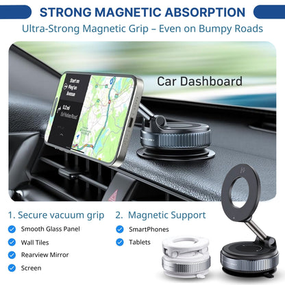 360° Rotating Magnetic Car Phone Holder